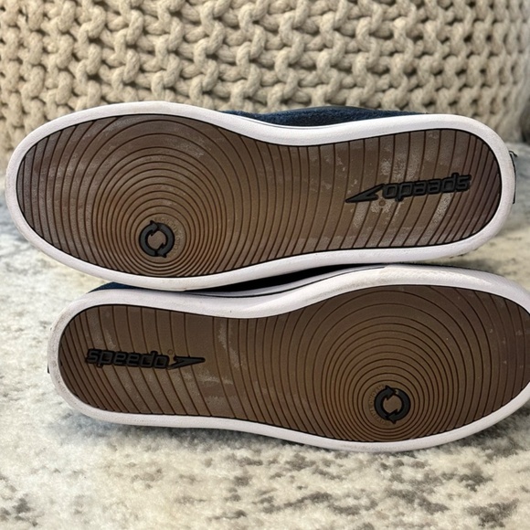 Speedo Girl's Boom Boots SZ 1 Black with White Sole Faux Fur Adjustable Height - Picture 10 of 15